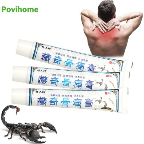 1/2/3Pcs Scorpion Venom Pian Relief Ointment Arthritis Joint Knee Lumbar Back Knee Body Pain Killer Cream Herbal Medical Plaster
