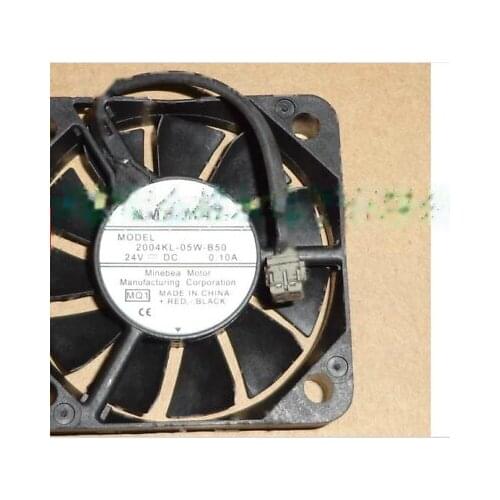 1pc new fan 2004KL-05W-B50 24V 0.10A NMB 50*50*10 ABB freeship
