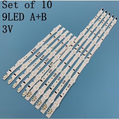 10pcs LED de D4GE-400DCA-R2 LH40DBEPLGC HG40AC690 UE40J6240AK UE40J5600 para SamSung 40 "TV UE40H5270 UE40J6240AK UE40J5600