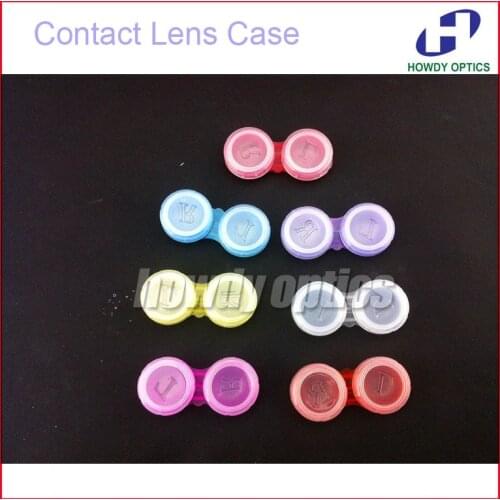 100pcs/lot Wholesale CLC06 Lovely Bear Contact Lenses Box & Case Fashion Contact Lens Case Promotional Gift Free Shipping