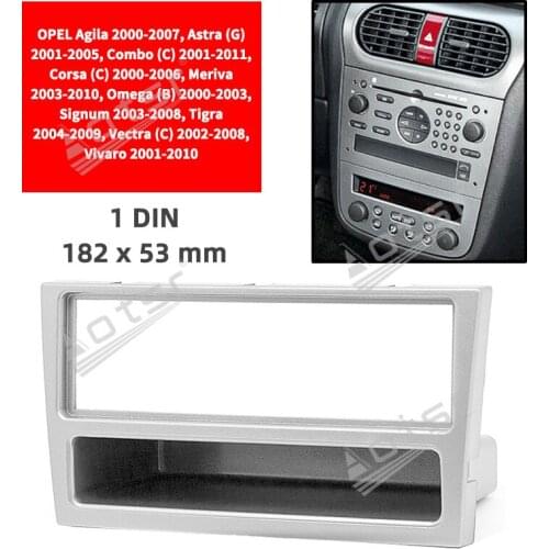 11-419 Top Quality Radio Fascia for OPEL Agila Astra (G) Combo (C) Corsa (C) Stereo Fascia Dash CD Trim Installation Kit