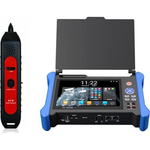 2020 CCTV IP Analog Camera Tester Monitor test HD SDI Multimeter TDR Optical power meter Red light Source CCTV Camera IP Tester