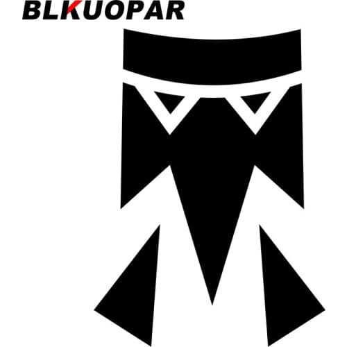 BLKUOPAR for Broken Ribbon Car Stickers Sunscreen Scratch-Proof Decals Original Funny Windows Helmet Decor Car Styling