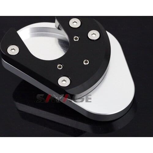 Side Kickstand Extension Plate For KAWASAKI KLE 650 Versys 2007-2020 19 18 17 16 15 Motorcycle CNC Stand Enlarge Support Plate