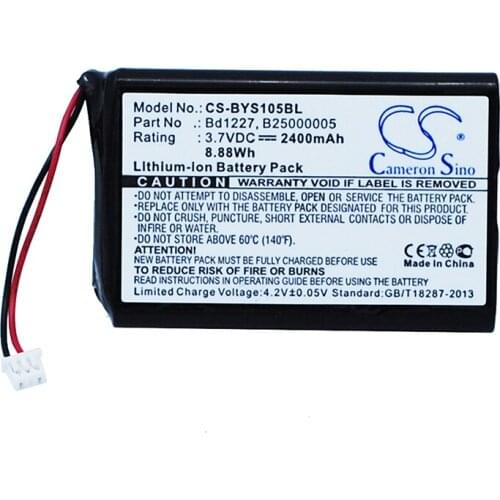 Cameron Sino 2400mah battery for BARACODA B40160100 BRR-L TagRunner RFID Reader YYS1-1056730 INGENICO RoadRunners BRR-FS