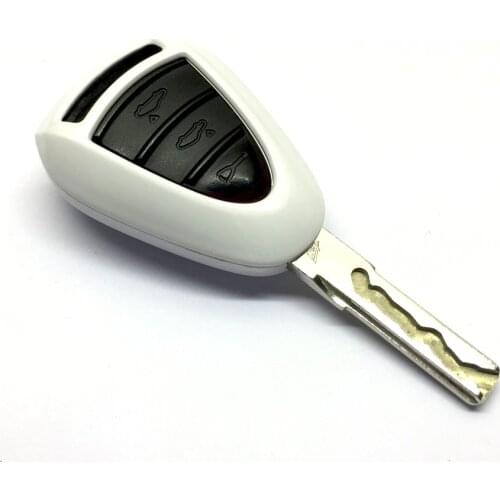 Remote Flip Key Fob Shell Protection Key Case Cover For Porsche Silver Head Remote Key