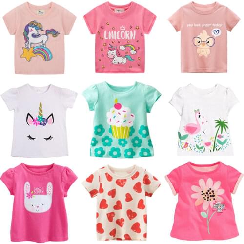 HUGJOJO Summer T-shirts For Girls