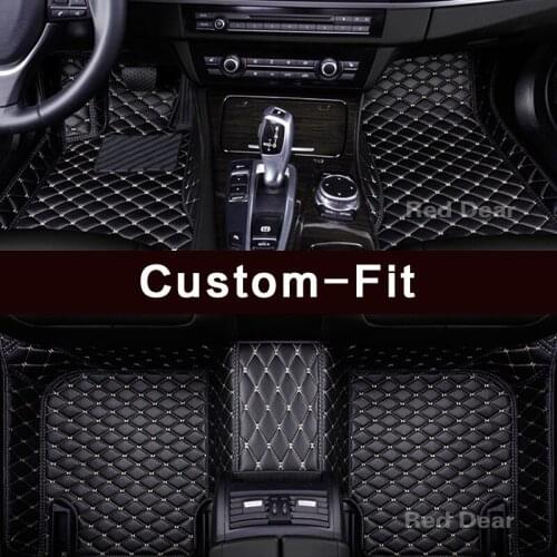 Customized car floor mats for Hummer H3 H2 3D car styling all weather heavy duty waterproof anti-slip carpets rugs liners