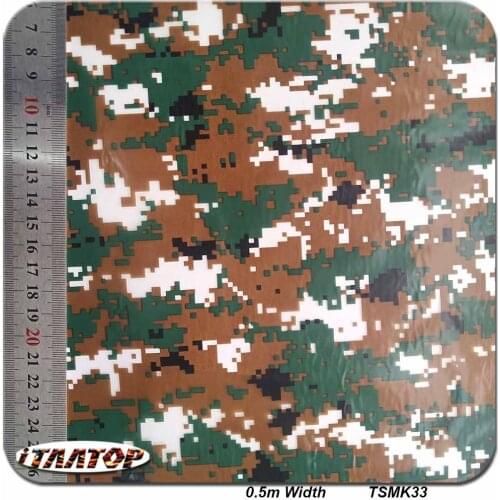 ITAATOP Film Hydro Dipping TSMK33 0.5M * 2/10/20M Camouflage Hydro Dipping Film