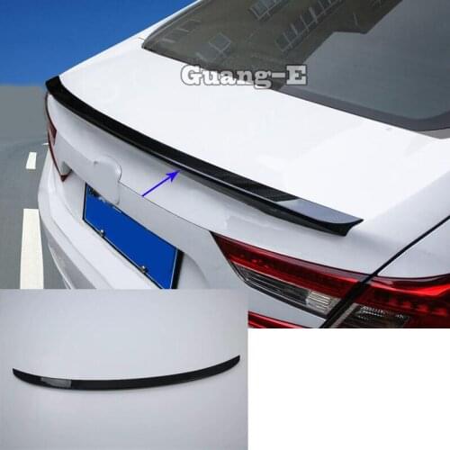 Car Body Rear Tail Spoiler Side Triangle Wing Window Bezel Trim Stick 1pcs For Honda Accord Sedan 10th 2018 2019 2020
