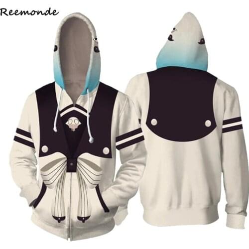 Anime Toilet-Bound Hanako-kun Jacket Hooded Sweater Cosplay Costume Nene Yashiro Hoodies 3D Printing Sweatshirt Coat Men Women