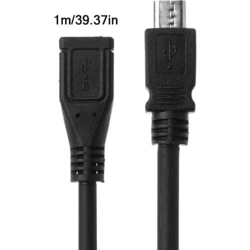Micro USB Female to Male Data Sync Extension Cable Cord for samsung Mobile Phone Tablet 0.3m/1m/2m/3m/5m