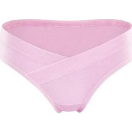 Pregnant women low waist underwear autumn winter abdominal U type seamless cotton triangle shorts 8 color A pack of article = 3