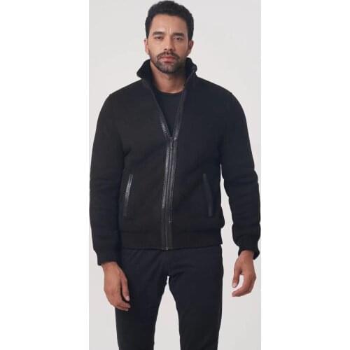 2021 new mens suede jacket winter stylish coat with a high-quality mens formal brand apparel OGMANDO1958