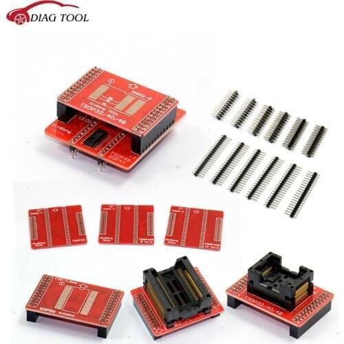 Original Adapters TSOP32 TSOP40 TSOP48 SOP44 SOP56 Adapter Kit for MiniPro TL866II Plus Universal Programmer