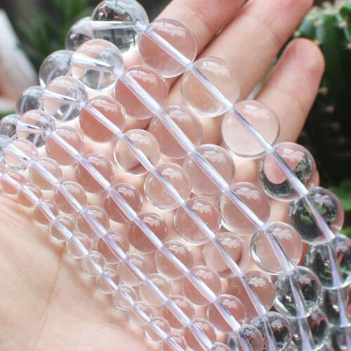 Clear Quartz 4,6,8,10,12,14,16,20mm Round Loose Beads 15"/38cm,For Diy Jewelry,we provide mixed wholesale for all items