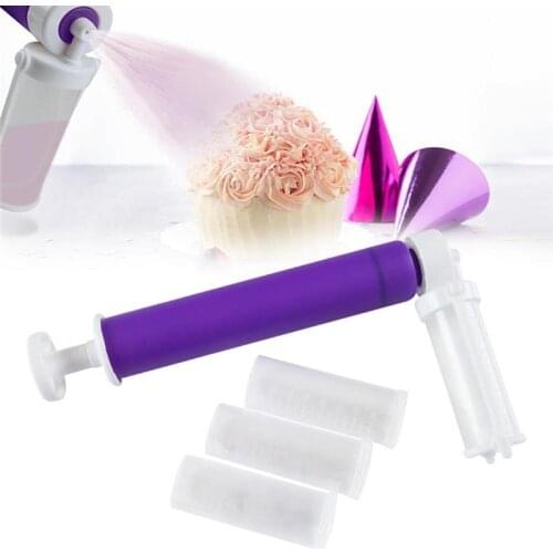Manual Cake Airbrush Pump Coloring Duster Decorating Tools Icing Coloring Tool for Family Store Fantastic Cake Tools