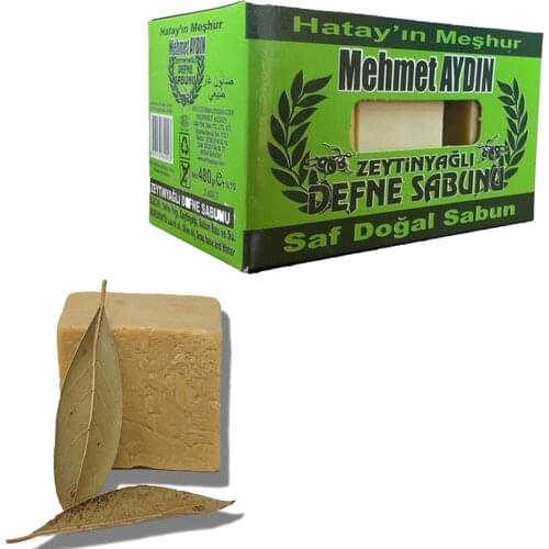 Turkish Traditional Daphne Soap Anatolian Daphne Laurel Skin Treatment Vegan Aleppo Soap Olive Oil Natural Handmade