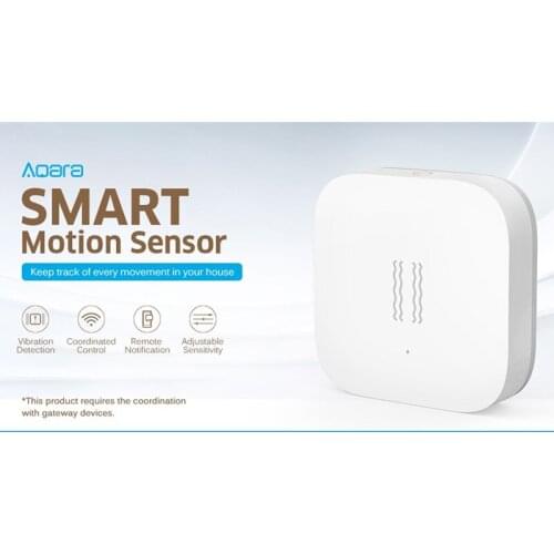 Aqara Smart Vibration Sensor Zigbee Motion Shock Sensor Detection Alarm Monitor Built In Gyro for xiaomi mijia smart home
