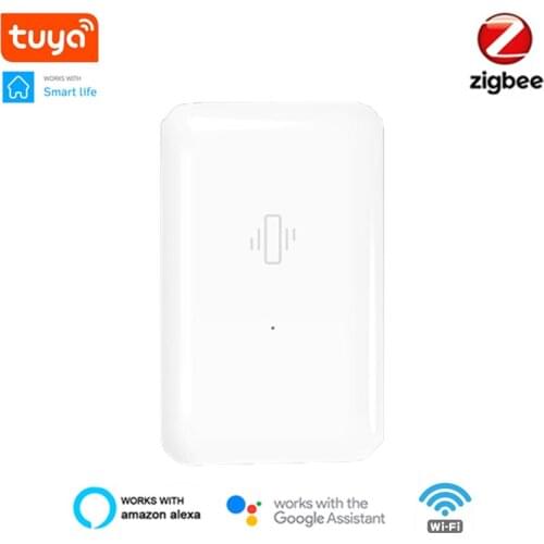 Tuya Zigbee Smart Vibration Sensor Smart Detection Alarm Smart Motion Sensor Vibration Detection Alarm Monitor For Smart Life