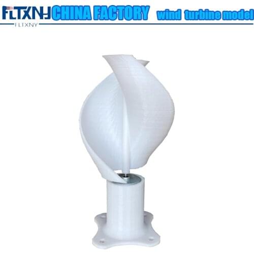 FLTXNY POWER Micro DC Motor Windmill Model Vertical Axis Wind Turbine Generator With Small LED Lights 2/3 Blades For Education