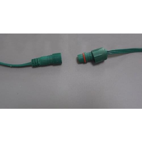 Waterproof pigtail LED Connector for C7 C9 G40 G27 Christmas LED Pixel Light, 1pcs male and female connector per pair