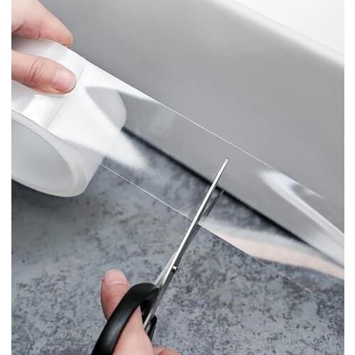 Transparent Waterproof Caulk Strip Kitchen Bathroom Sink Tape For Repair Sink Adhesive Sink Basin Edge Bathtub Toil Equipment