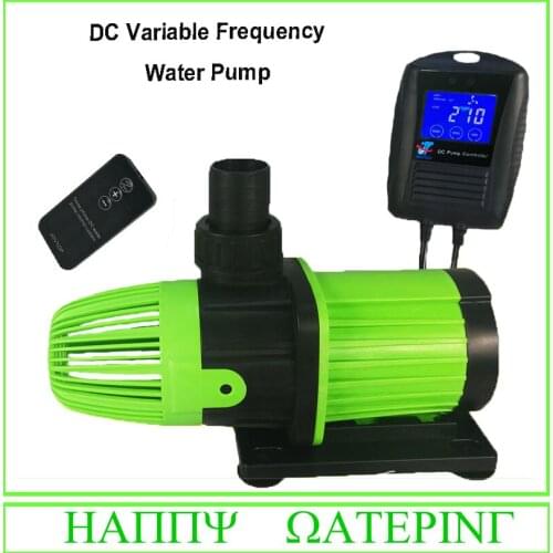 100W Variable Frequency Brushless Water Pump 24V 10000L/H Max+ Speed Control+ Remote Control