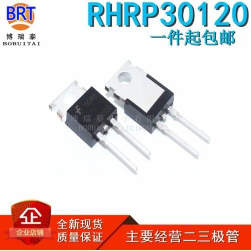 5pcs/lot RHRP30120 TO220-2 RHR30120 30A 1200V Hyperfast Diode TO-220-2
