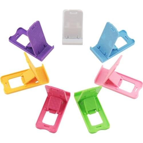 Big Bench Style Cell Phone Folding Stand Desktop Tablet Stand Adjustable Plastic Holder for Iphone Samsung 1000pcs/lot