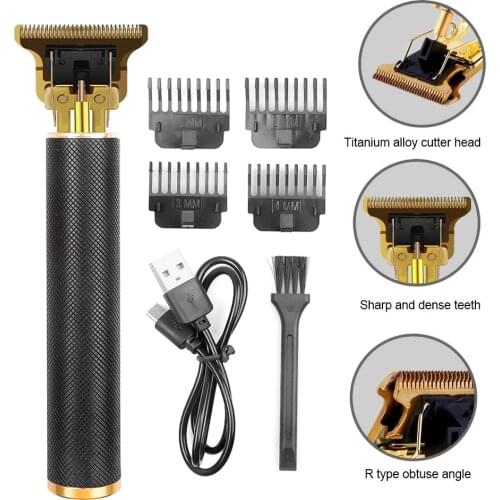 Man Electric Hair Trimmer Clipper Cordless Rechargeable Professional Hair Cutting Machine Barber Fast Hair Remover Dropship