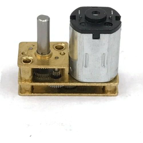 DC 3V-12V 5V 6V Slow Speed Micro 7-Type N20 Full Metal Gear Motor DIY Robot Car