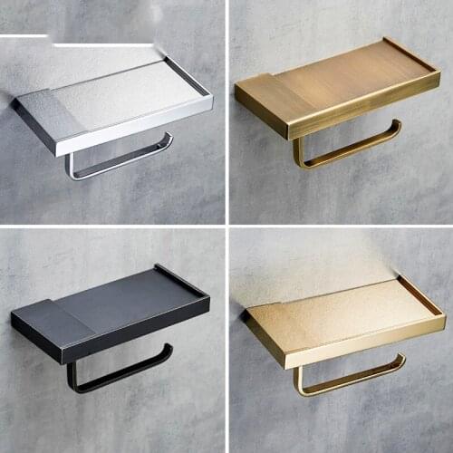 Toilet Paper Holder Stainless Steel Bathroom Kitchen Roll Paper Accessory Tissue Towel Rack Metal Holders