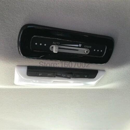 For NISSAN SERENA MkV Suzuki Landy C27 2016 2017 ABS Chrome Rear Tail Air Conditioning Switch Trim