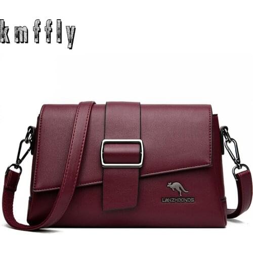 KMFFLY Hot sales Women Shoulder Bags High Quality Leather Crossbody Bags Fashion Luxuy Brand Bags For Women SAC designer bags