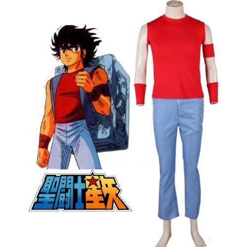 Saint Seiya Bronze Saint Pegasus Seiya Uniform Cosplay Costume