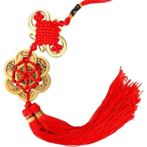 Brass eight emperor plum money to send money into the treasure eight cents plum gift gift pendant