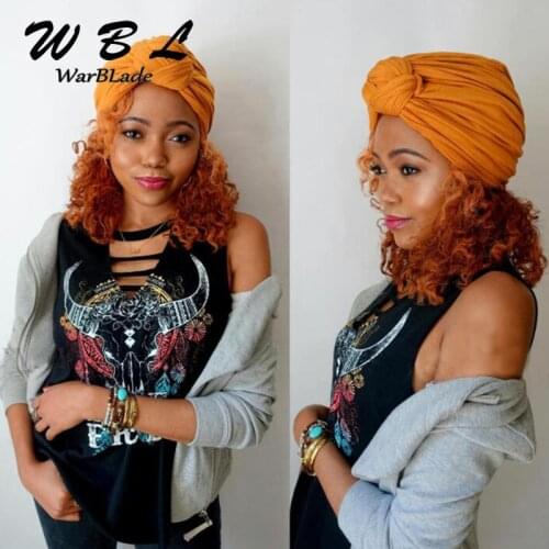 WarBLade 2020 Fashion Hot Sale Women 13 Soild Color Black White Red Beige Green Indian Turban Hats Caps For Ladies Free Shipping