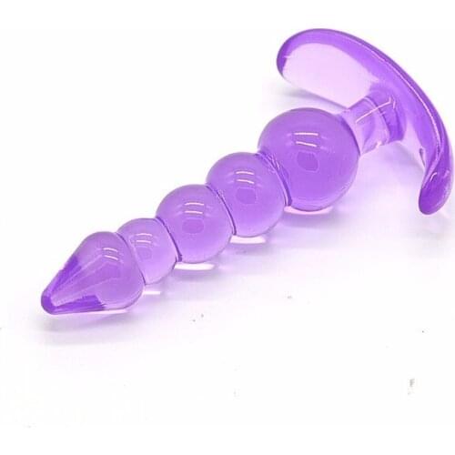 Male Prostate Massager Bullet Anal Plug Suction Cup Masturbator Anal Beads Butt Plug Anal Sex Toys for Men Gay