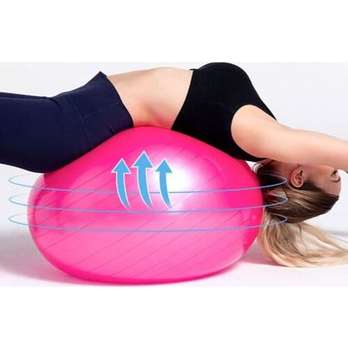 PVC Yoga Pilates Fitness Balance Ball Explosion Proof 55CM Balls For Gym Equipment Gymnastics Training Fitball Exercise At Home