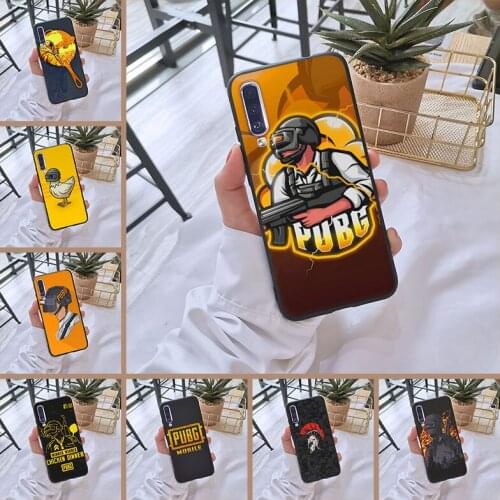 PUBG Game Cool Back Cover For Samsung Galaxy A10 A20 A30 A40 Soft Silicone Case For Samsung Galaxy A50 A60 A70 A80 Phone Case
