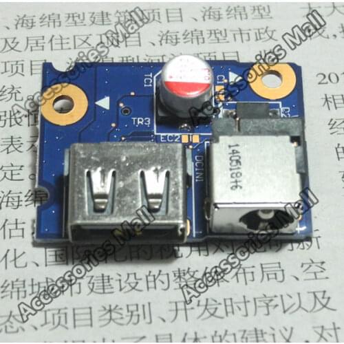 NEW Laptop Parts DC Power jack Board and USB Board for Lenovo G480 G485 G580 LG4858 DC JACK USB IN BOARD