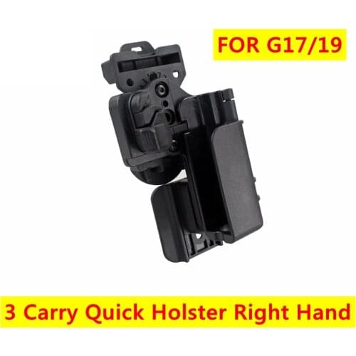 Hunting Tactical Gun Holster OWB Condition 3 Carry Quick Holster Right Hand Fit for Glock 17