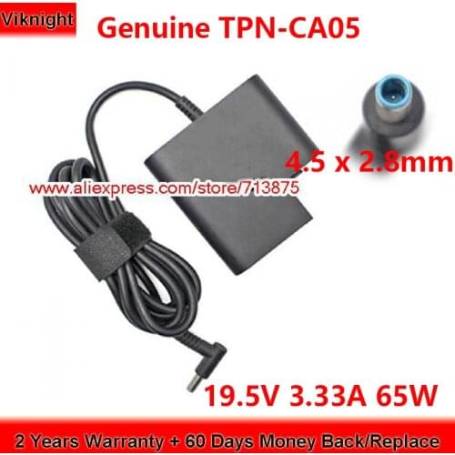 Genuine TPN-CA05 AC Adapter 19.5V 3.33A 65W Laptop Charger for HP Envy 17 STREAM 11 13 854117-850 853605-002 Power Supply