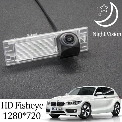 Owtosin HD 720P Fisheye Rear View Camera For BMW 1 Series F20/F21 2014 2015 2016 2017 2018 2019 Car Parking Accessories