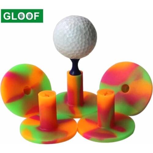1Pcs Rubber Golf Tees Sports Ball Tees Holder Durable Golf Mat Training Practice Accessories