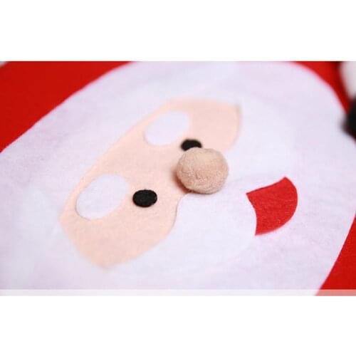 Christmas tableware cushion knife and fork cushion Christmas hotel tabletop decoration articles old man snowman cartoon shape