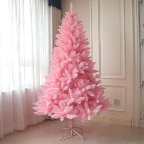 Christmas Net Red Ins Style Automatic Pink Christmas Tree Package 1.2m 1.5m Display Window Household Decorative Ornaments Gifts
