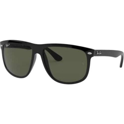 Rayban BOYFRIEND 4147 601/58 60 Sunglasses Black Frame Dark Green Polarized Lenses High Quality Vision Mens Sunglasses 2021