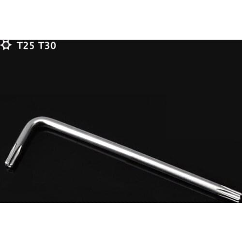 T25 T30 Screwdriver Torx Wrench 2-way mini Torx Screwdriver Spanner Screw Driver Repair Tool L Style T25 T30 Screwdrivers